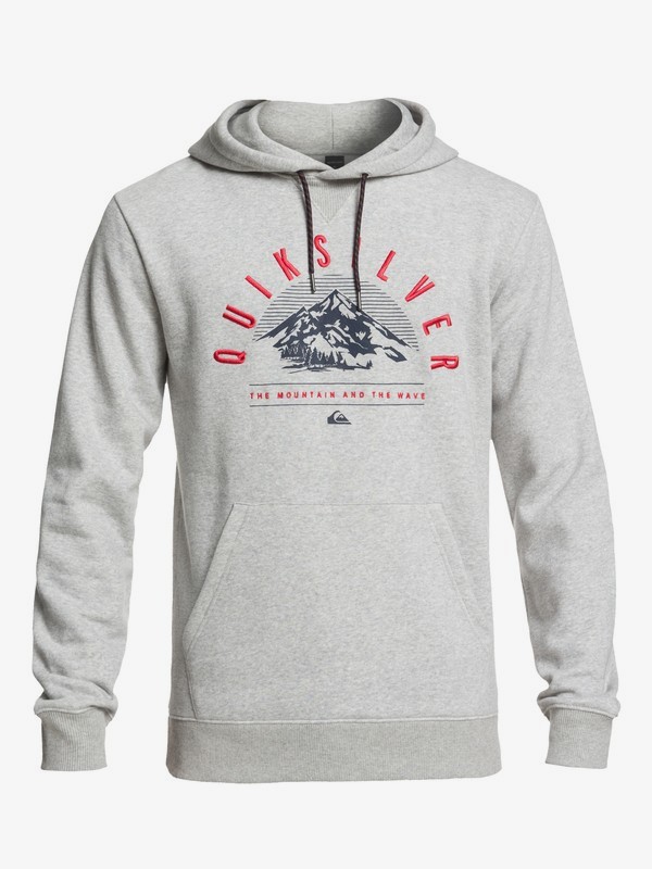 quiksilver, Big Logo Technical Hoodie with DryFlight®, GREY HEATHER (kpgh) 0 Big Logo Technical Hoodie with DryFlight® Black EQYFT03789 Quiksilver