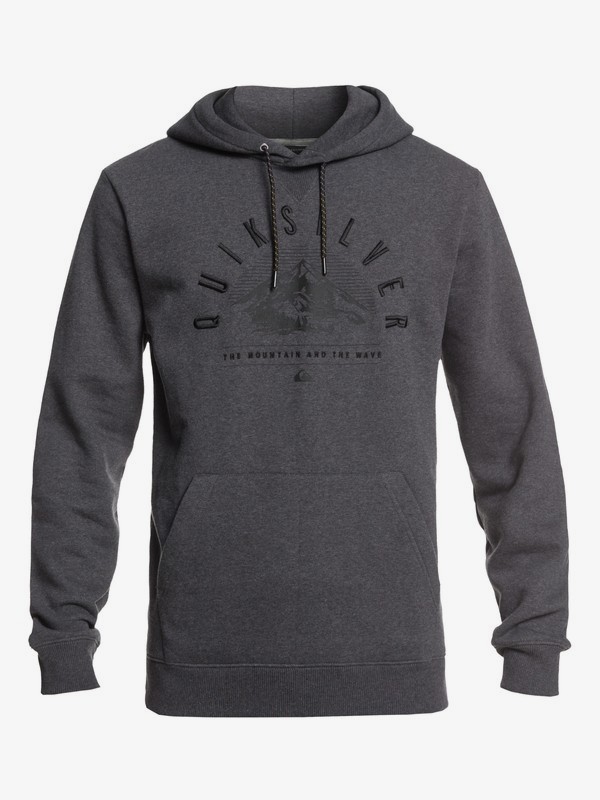 quiksilver, Big Logo Technical Hoodie with DryFlight®, BLACK HEATHER (kvjh) 0 Big Logo Technical Hoodie with DryFlight® Black EQYFT03789 Quiksilver