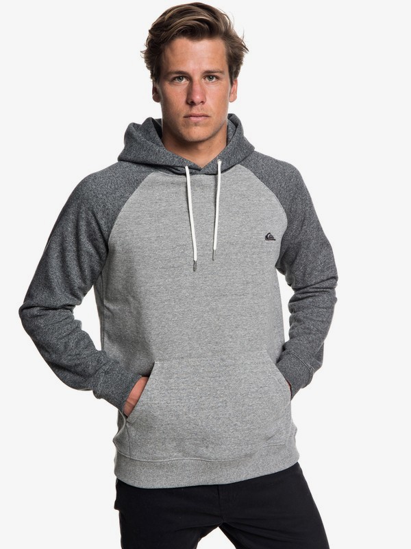 quiksilver, Everyday Hoodie, DARK GREY HEATHER (krph) 0 Everyday Hoodie Black EQYFT03846 Quiksilver