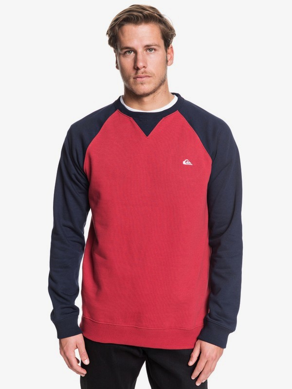quiksilver, Everyday - Sweat pour Homme, GARNET (rqk0) 0 Everyday - Sweat pour Homme Rouge EQYFT03847 Quiksilver