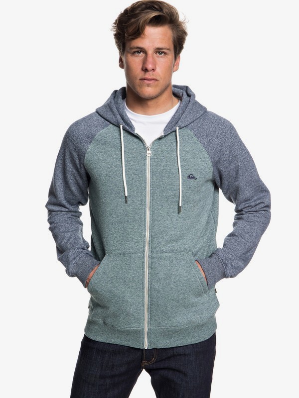 quiksilver, Everyday Zip-Up Hoodie, TAPESTRY HEATHER (bphh) 0 Everyday Zip-Up Hoodie Blue EQYFT03849 Quiksilver