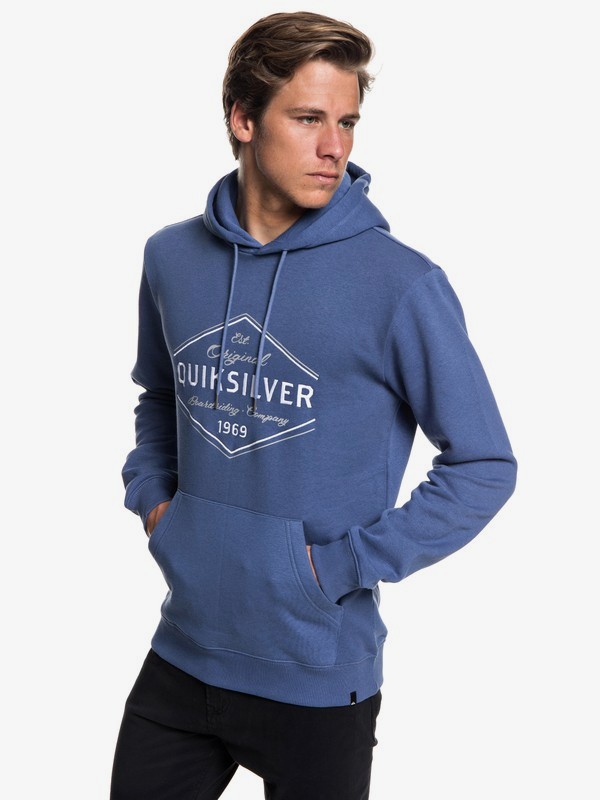 quiksilver, Nowhere North Hoodie, BIJOU BLUE (bng0) 0 Nowhere North Hoodie Blue EQYFT03857 Quiksilver