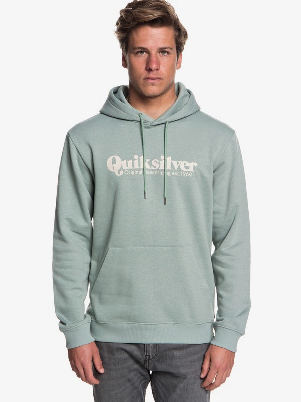 quiksilver, Fineline Hoodie, GREEN MEDIUM (ghn0) 0 Fineline Hoodie Green EQYFT03900 Quiksilver