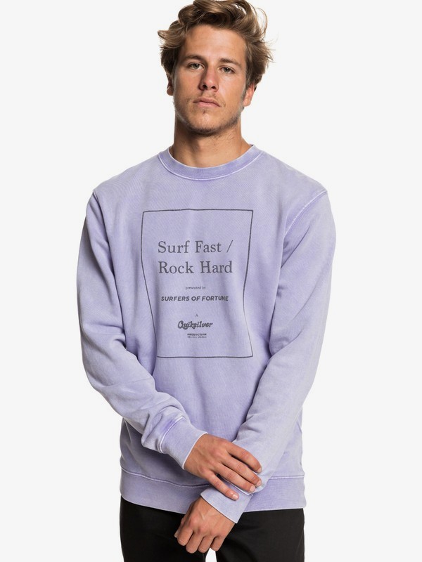 quiksilver, Dark Memory - Sudadera para Hombre, PURPLE ASH (skw0) 0 Dark Memory - Sudadera para Hombre Gris EQYFT03916 Quiksilver
