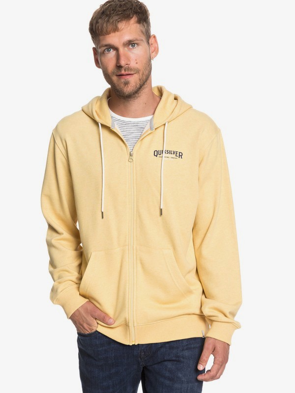 quiksilver, X Comp Elite - Zip-Up Hoodie for Men, RATTAN HEATHER (yhph) 0 X Comp Elite - Zip-Up Hoodie for Men Yellow EQYFT03925 Quiksilver