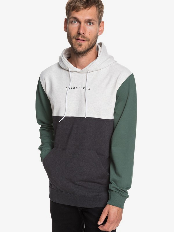 quiksilver, Худи Under Shelter, GARDEN TOPIARY (grt0) 0 Худи Under Shelter Зеленый EQYFT03926 Quiksilver