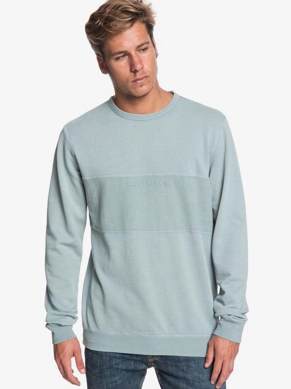 quiksilver, Voodoo Red Zone - Sweatshirt for Men, STORMY SEA (blh0) 0 Voodoo Red Zone - Sweatshirt for Men Blue EQYFT03931 Quiksilver