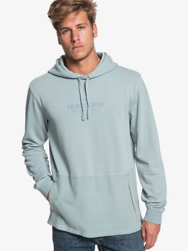 quiksilver, Voodoo Red Zone - Hoodie for Men, STORMY SEA (blh0) 0 Voodoo Red Zone - Hoodie for Men Blue EQYFT03932 Quiksilver