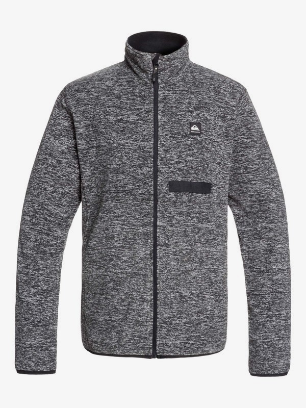 quiksilver, Butter Technical Zip-Up Fleece, BLACK (kvj0) 0 Butter Technical Zip-Up Fleece Black EQYFT03957 Quiksilver