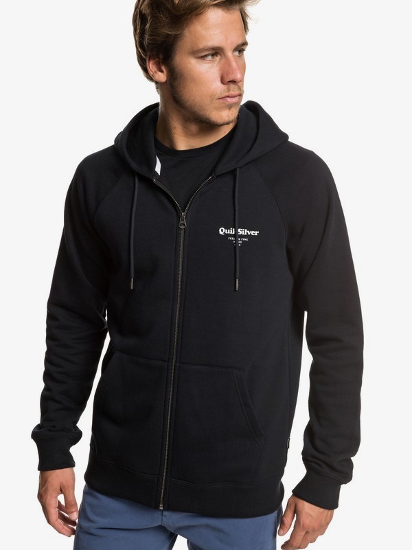 quiksilver, Deacon Zip-Up Hoodie, BLACK (kvj0) 0 Deacon Zip-Up Hoodie Black EQYFT03971 Quiksilver