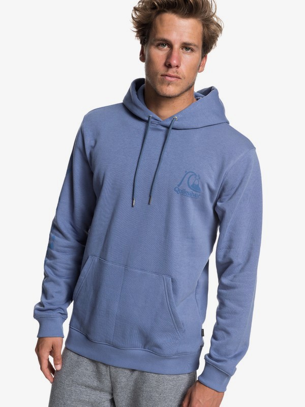 quiksilver, Spring Roll Hoodie, STONE WASH (bkj0) 0 Spring Roll Hoodie Blue EQYFT03972 Quiksilver