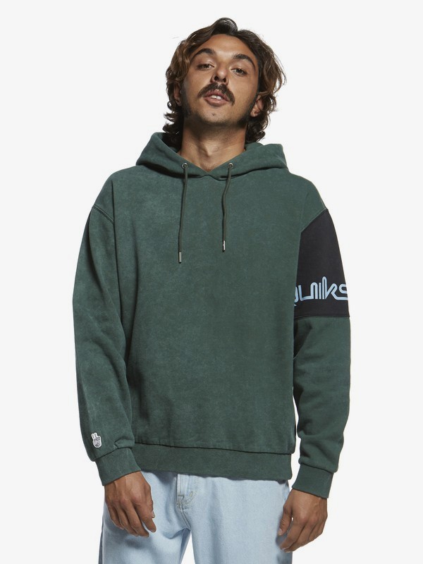 quiksilver, Originals Hoodie, GARDEN TOPIARY (grt0) 0 Originals Hoodie Green EQYFT03995 Quiksilver