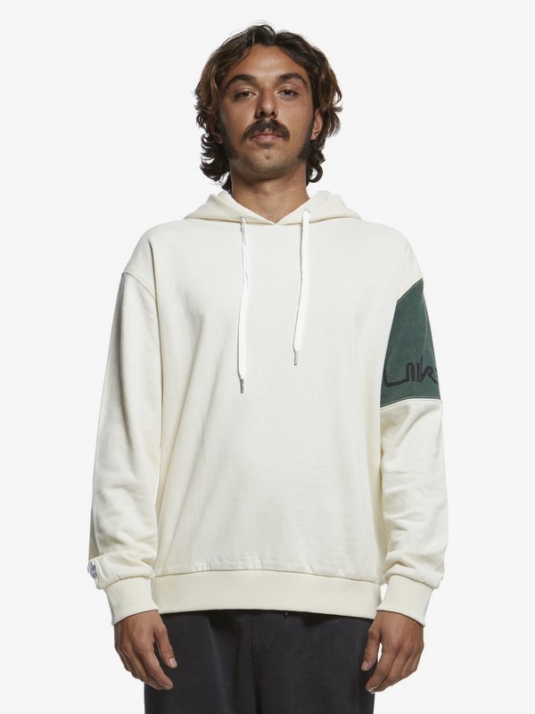 quiksilver, Originals Hoodie, ANTIQUE WHITE (wcl0) 0 Originals Hoodie White EQYFT03995 Quiksilver
