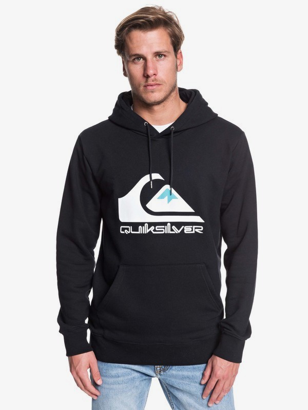 quiksilver, Omni Logo Hoodie, BLACK (kvj0) 0 Omni Logo Hoodie Black EQYFT04025 Quiksilver