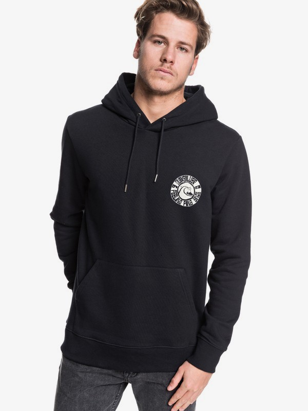 quiksilver, Quik Vinyl Hoodie, BLACK (kvj0) 0 Quik Vinyl Hoodie Black EQYFT04028 Quiksilver