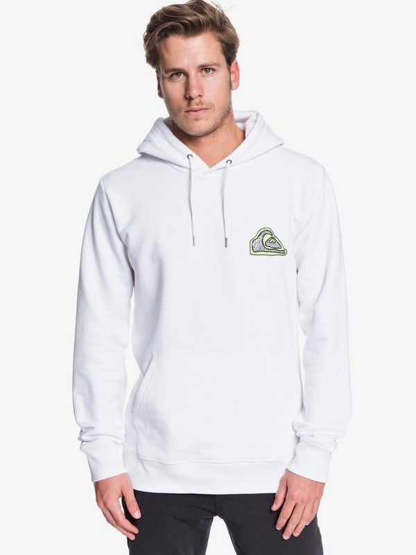 quiksilver, Cult Trip Hoodie, WHITE (wbb0) 0 Cult Trip Hoodie White EQYFT04029 Quiksilver