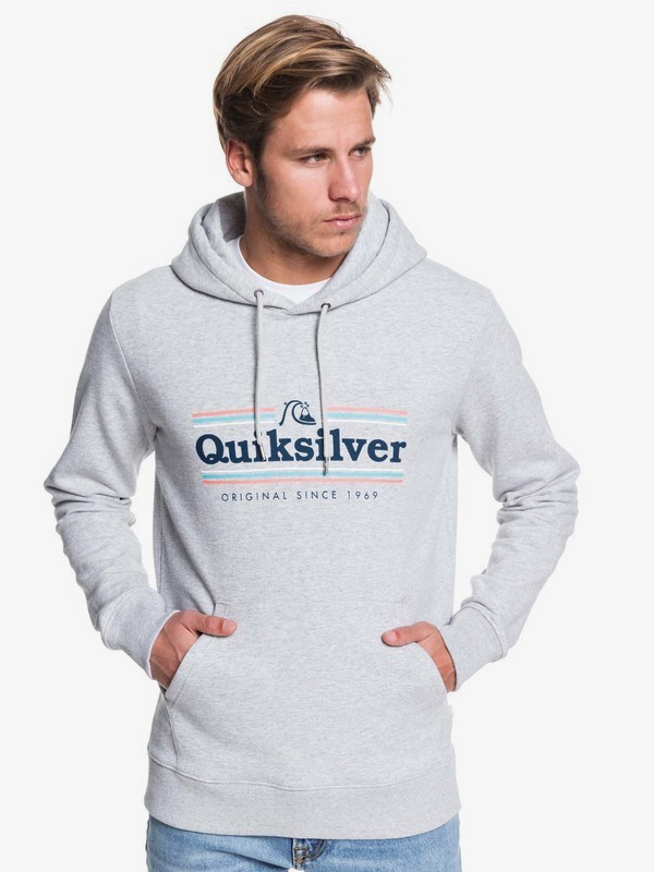 quiksilver, Get Buzzy Hoodie, ATHLETIC HEATHER (sgrh) 0 Get Buzzy Hoodie Grey EQYFT04045 Quiksilver