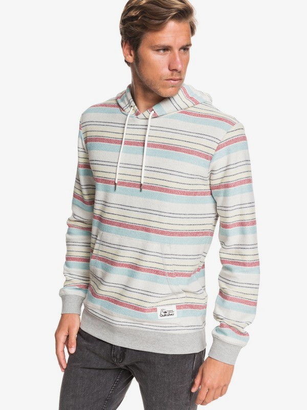 quiksilver, Great Otway Hoodie, ANTIQUE WHITE GREAT OTWAY (wcl3) 0 Great Otway Hoodie White EQYFT04067 Quiksilver
