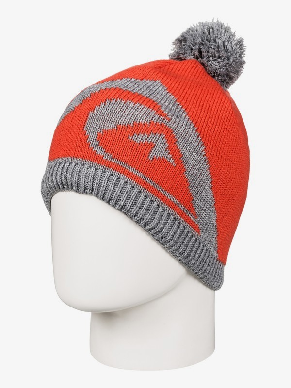 quiksilver, Barrow - Gorro para Hombre, MANDARIN RED (nms0) 0 Barrow - Gorro para Hombre Naranja EQYHA03067 Quiksilver