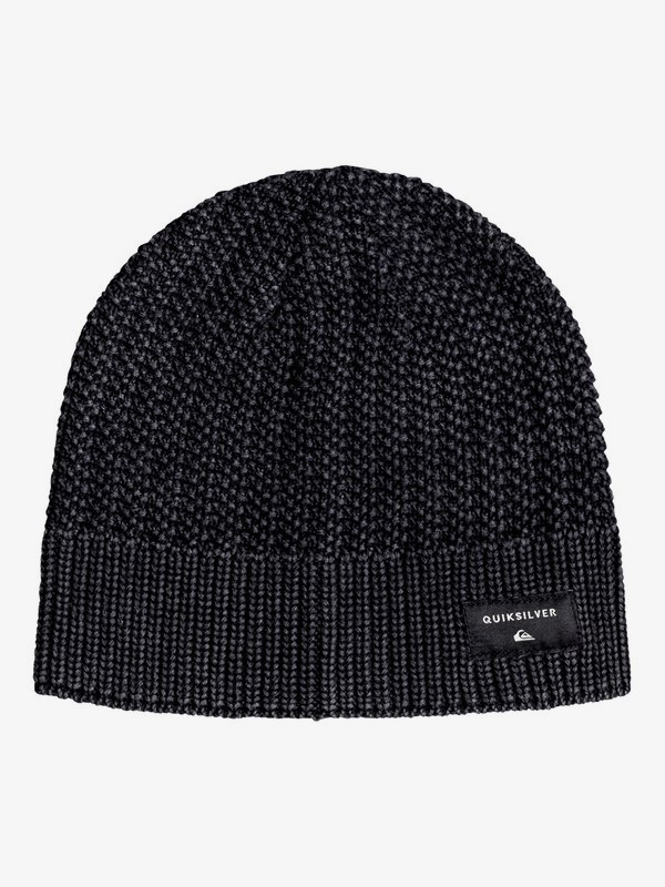 quiksilver, Cushy Bleach - Bonnet pour Homme, CHARCOAL HEATHER (ktah) 0 Cushy Bleach - Bonnet pour Homme Noir EQYHA03099 Quiksilver