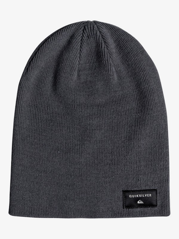 quiksilver, Cushy Slouch - Gorro para Hombre, IRON GATE (kzm0) 0 Cushy Slouch - Gorro para Hombre Negro EQYHA03100 Quiksilver