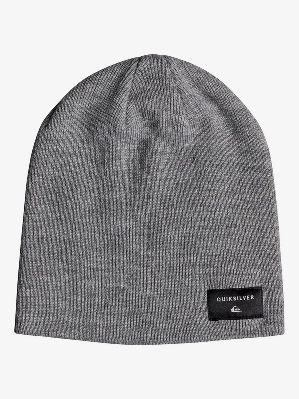 quiksilver, Cushy Beanie, MEDIUM GREY HEATHER (kpvh) 0 Cushy Beanie Black EQYHA03101 Quiksilver
