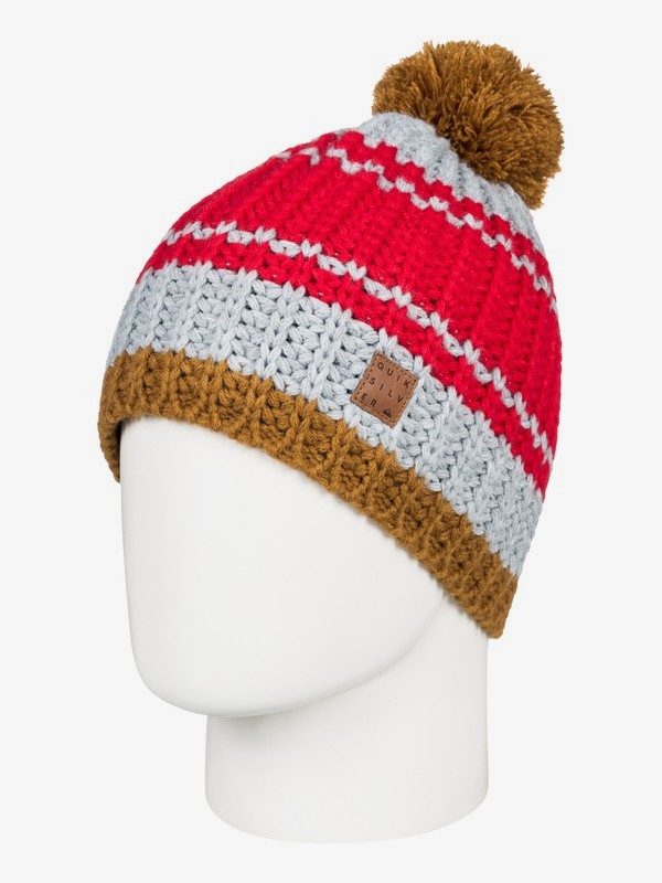 quiksilver, Shaw - Gorro para Hombre, FLAME (rpz0) 0 Shaw - Gorro para Hombre Rojo EQYHA03152 Quiksilver