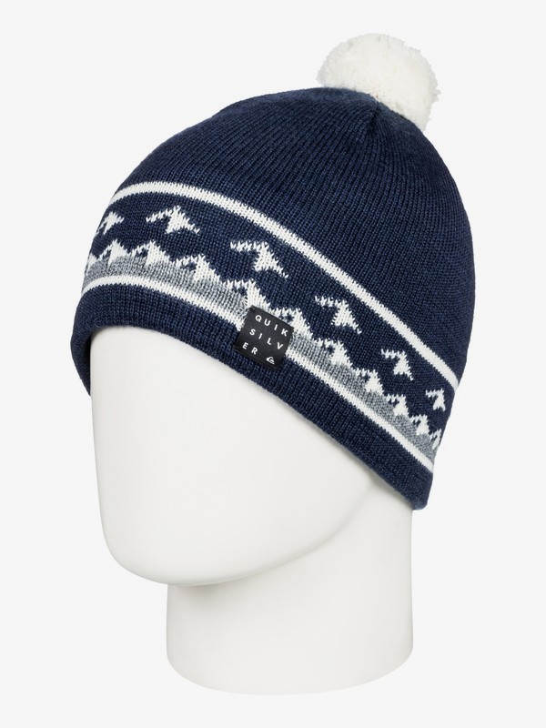 quiksilver, Barrow - Bonnet pour Homme, DRESS BLUES (btk0) 0 Barrow - Bonnet pour Homme Bleu EQYHA03153 Quiksilver