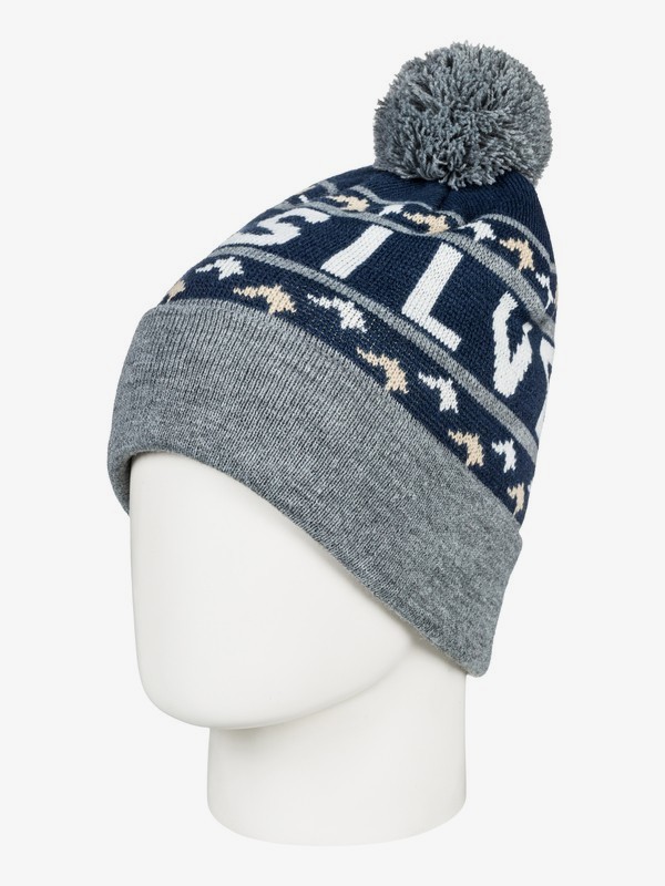 quiksilver, Summit - Gorro para Hombre, DRESS BLUES (btk0) 0 Summit - Gorro para Hombre Azul EQYHA03154 Quiksilver