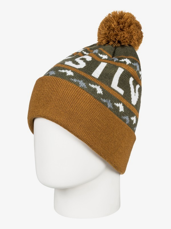 quiksilver, Summit - Bonnet pour Homme, GOLDEN BROWN (cpd0) 0 Summit - Bonnet pour Homme Marron EQYHA03154 Quiksilver