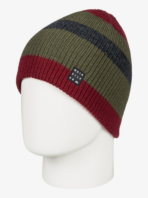 quiksilver, Silas Beanie, GRAPE LEAF (cre0) 0 Silas Beanie Brown EQYHA03155 Quiksilver
