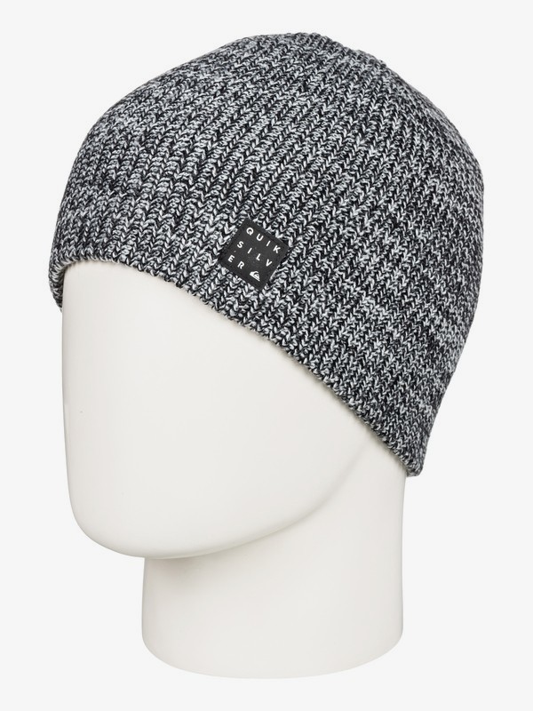 quiksilver, Silas - Bonnet pour Homme, BLACK HEATHER (kvjh) 0 Silas - Bonnet pour Homme Noir EQYHA03155 Quiksilver