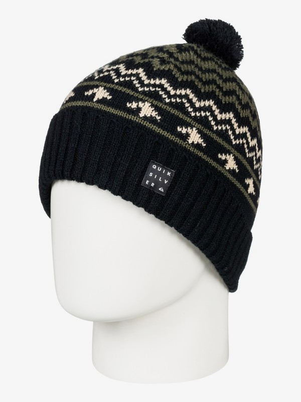 quiksilver, Nash Beanie, GRAPE LEAF (cre0) 0 Nash Beanie Brown EQYHA03156 Quiksilver