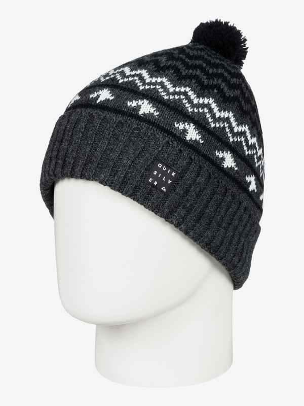 quiksilver, Nash Beanie, BLACK (kvj0) 0 Nash Beanie Black EQYHA03156 Quiksilver