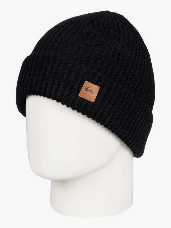 quiksilver, Routine - Bonnet pour Homme, BLACK (kvj0) 0 Routine - Bonnet pour Homme Noir EQYHA03158 Quiksilver
