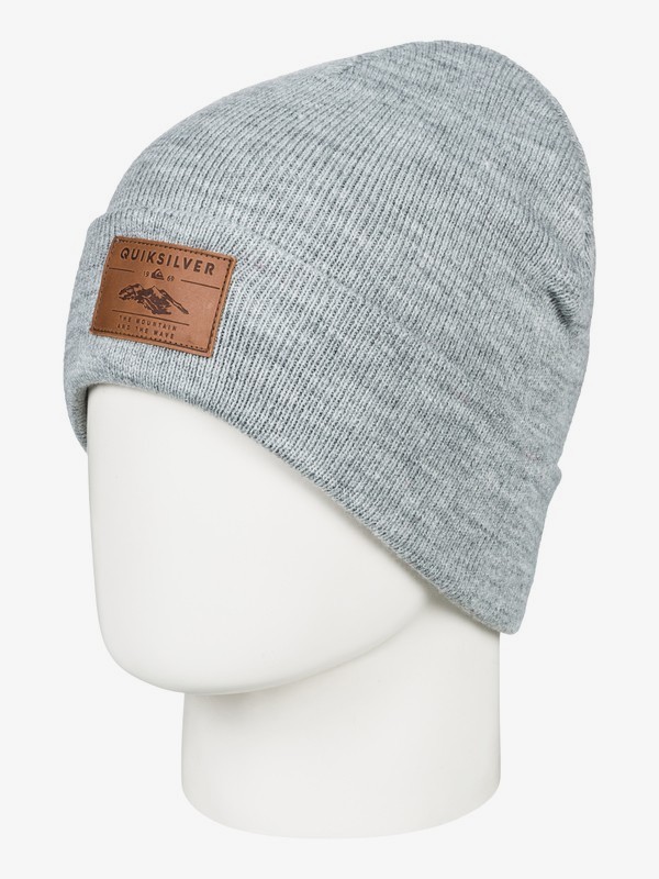 quiksilver, Brigade - Bonnet pour Homme, GREY HEATHER (kpgh) 0 Brigade - Bonnet pour Homme Noir EQYHA03160 Quiksilver