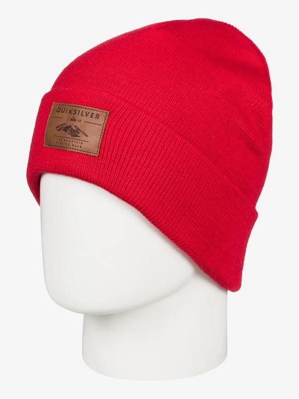 quiksilver, Brigade Beanie, FLAME (rpz0) 0 Brigade Beanie Red EQYHA03160 Quiksilver