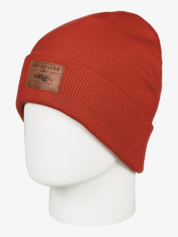 quiksilver, Brigade Beanie, SUN-DRIED TOMATO (rzc0) 0 Brigade Beanie Red EQYHA03160 Quiksilver
