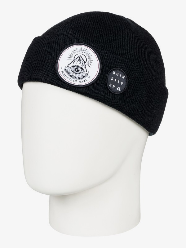 quiksilver, Snow Mystery - Bonnet pour Homme, BLACK (kvj0) 0 Snow Mystery - Bonnet pour Homme Noir EQYHA03168 Quiksilver
