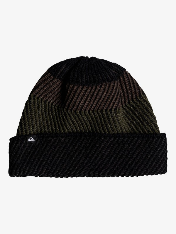 quiksilver, Quikstripe Cuff Beanie, BLACK (kvj0) 0 Quikstripe Cuff Beanie Black EQYHA03171 Quiksilver