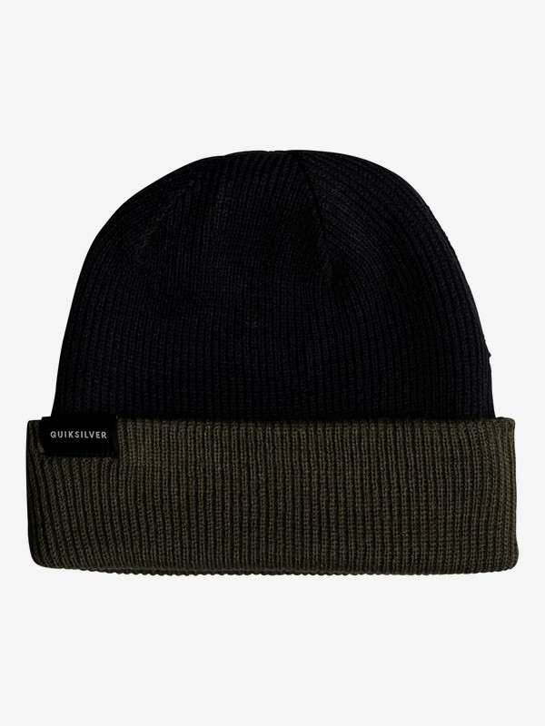 quiksilver, Performed Color Block 2 - Bonnet réversible pour Homme, FOREST NIGHT (csn0) 0 Performed Color Block 2 - Bonnet réversible pour Homme Marron EQYHA03172 Quiksilver