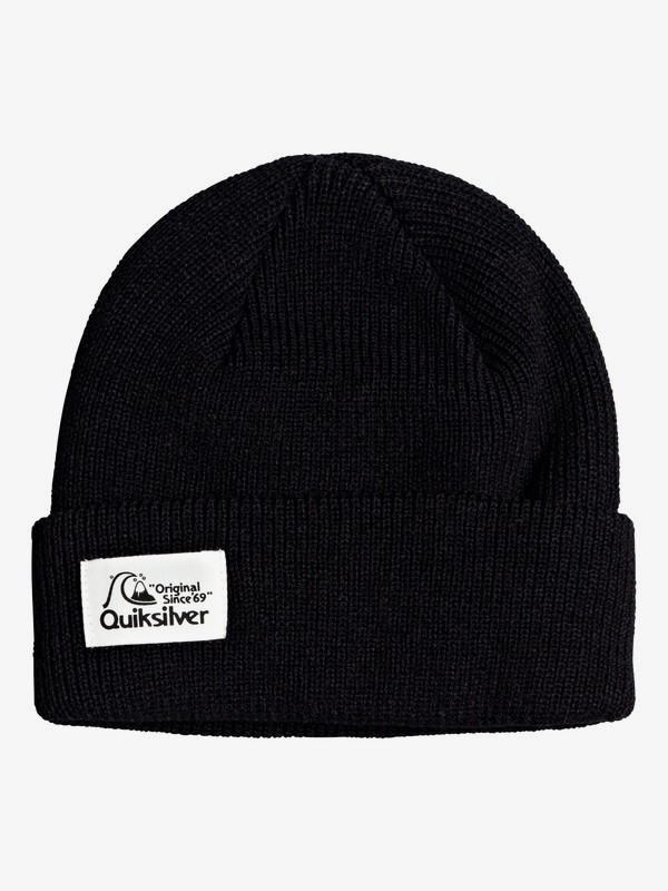quiksilver, Underco Cuff Beanie, BLACK (kvd0) 0 Underco Cuff Beanie Black EQYHA03224 Quiksilver