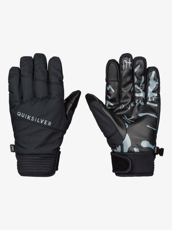 quiksilver, Method - Snow Gloves, BLACK (kvj0) 0 Method - Snow Gloves EQYHN03054 Quiksilver
