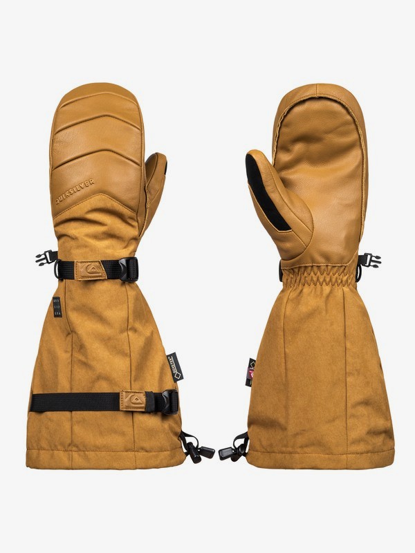 quiksilver, Powder Snowboard/Ski Gloves, GOLDEN BROWN (cpd0) 0 Powder Snowboard/Ski Gloves Brown EQYHN03103 Quiksilver