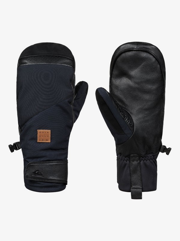 quiksilver, Squad Snowboard/Ski Mittens, BLACK (kvj0) 0 Squad Snowboard/Ski Mittens Black EQYHN03106 Quiksilver