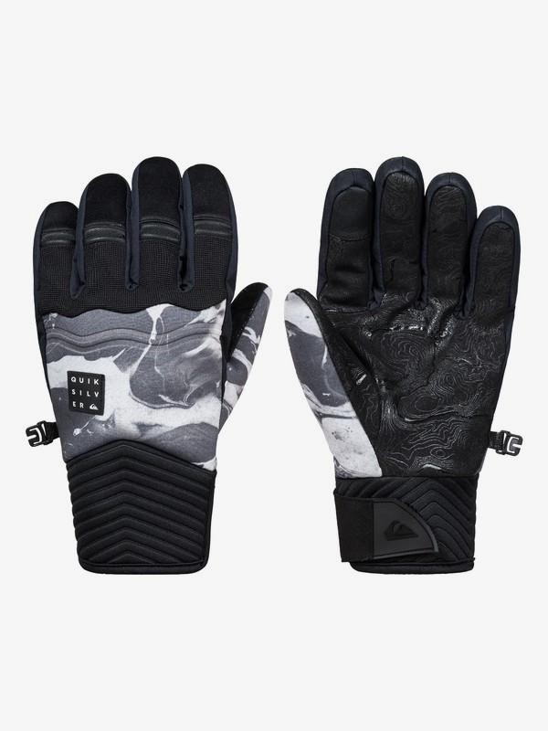 quiksilver, Method - Ski-/Snowboardhandschuhe für Männer, WHITE_HIGHLINE (wbk3) 0 Method - Ski-/Snowboardhandschuhe für Männer Weiss EQYHN03108 Quiksilver