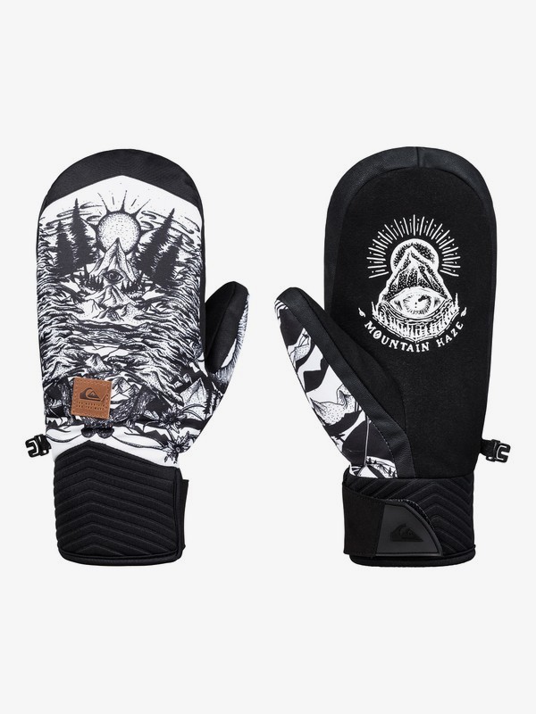 quiksilver, Method Snowboard/Ski Gloves, WHITE_SNOW MISTERY GLOVE (wbk6) 0 Method Snowboard/Ski Gloves White EQYHN03109 Quiksilver