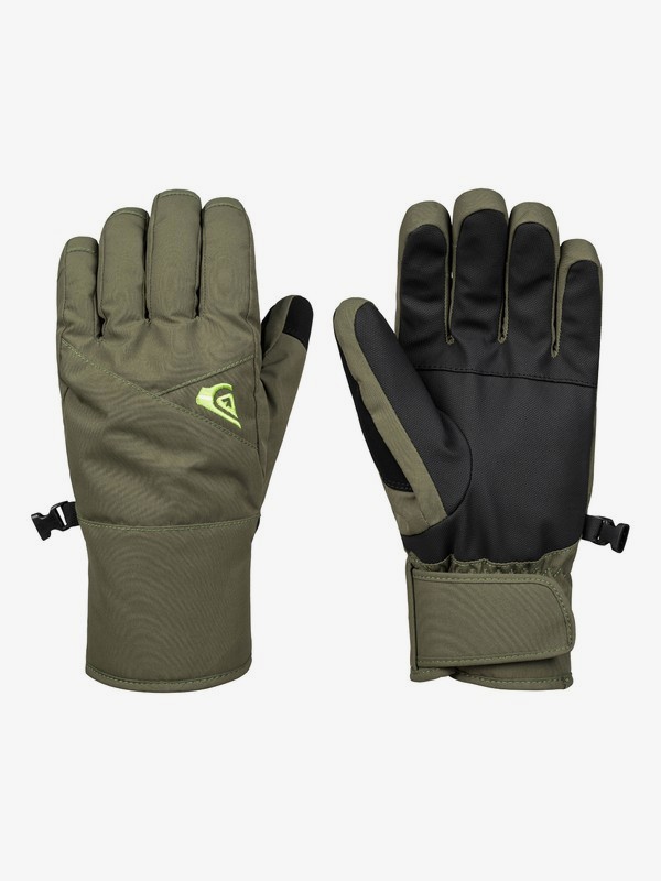 quiksilver, Сноубордические перчатки Cross, GRAPE LEAF (cre0) 0 Сноубордические перчатки Cross Коричневый EQYHN03113 Quiksilver