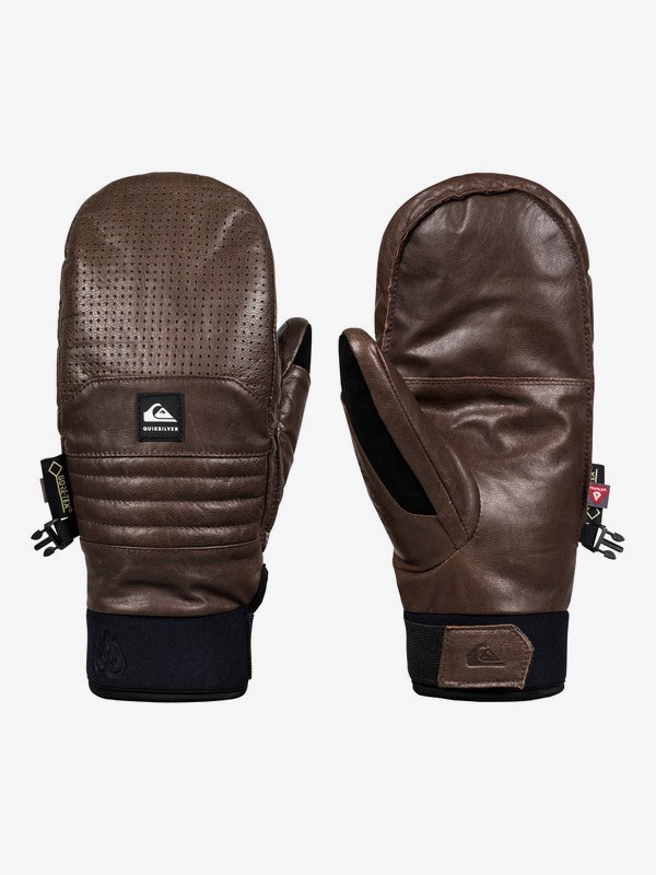 quiksilver, Travis Rice Natural GORE-TEX® Snowboard/Ski Mittens, OTTER (cnq0) 0 Travis Rice Natural GORE-TEX® Snowboard/Ski Mittens Brown EQYHN03116 Quiksilver