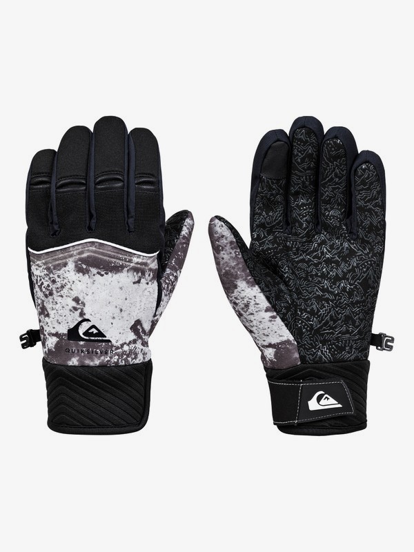 quiksilver, Method Snowboard/Ski Gloves, CASTLE ROCK SPLASH (kpv7) 0 Method Snowboard/Ski Gloves Black EQYHN03122 Quiksilver